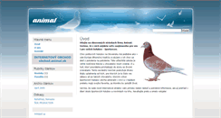Desktop Screenshot of animal.sk