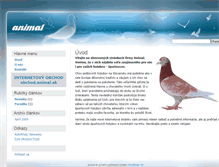 Tablet Screenshot of animal.sk