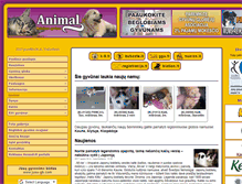 Tablet Screenshot of animal.lt