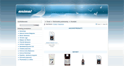 Desktop Screenshot of obchod.animal.sk