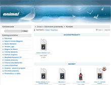 Tablet Screenshot of obchod.animal.sk